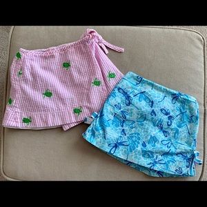 Pair of toddler Lilly Pulitzer skirts, size 2